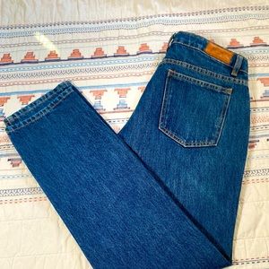 Sezane Denim Jeans straight leg size 28 NWT